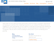 Tablet Screenshot of fluxforward.com